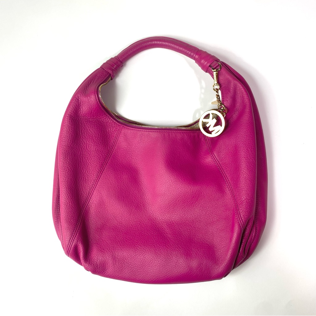 Michael Michael Kors Mk Leather Shoulder Bag Purse